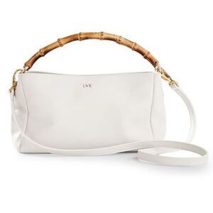 Mark and Graham Bamboo Elisabetta crossbody white, $298
